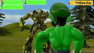 Super Smesh Bros Gmod 5 opening with healthbars