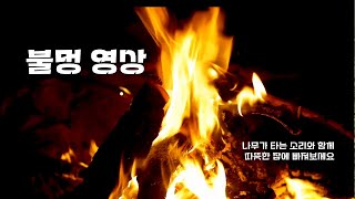 불꽃, 나무가 타닥타닥 타는 소리와 불의 따스함과 함께 편안한 잠에 빠져보세요. A video of a firebombing.. the sound of burning wood