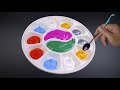 Green VS Magenta - Making 12 Colors With Only Primary Colors || ART TENKA