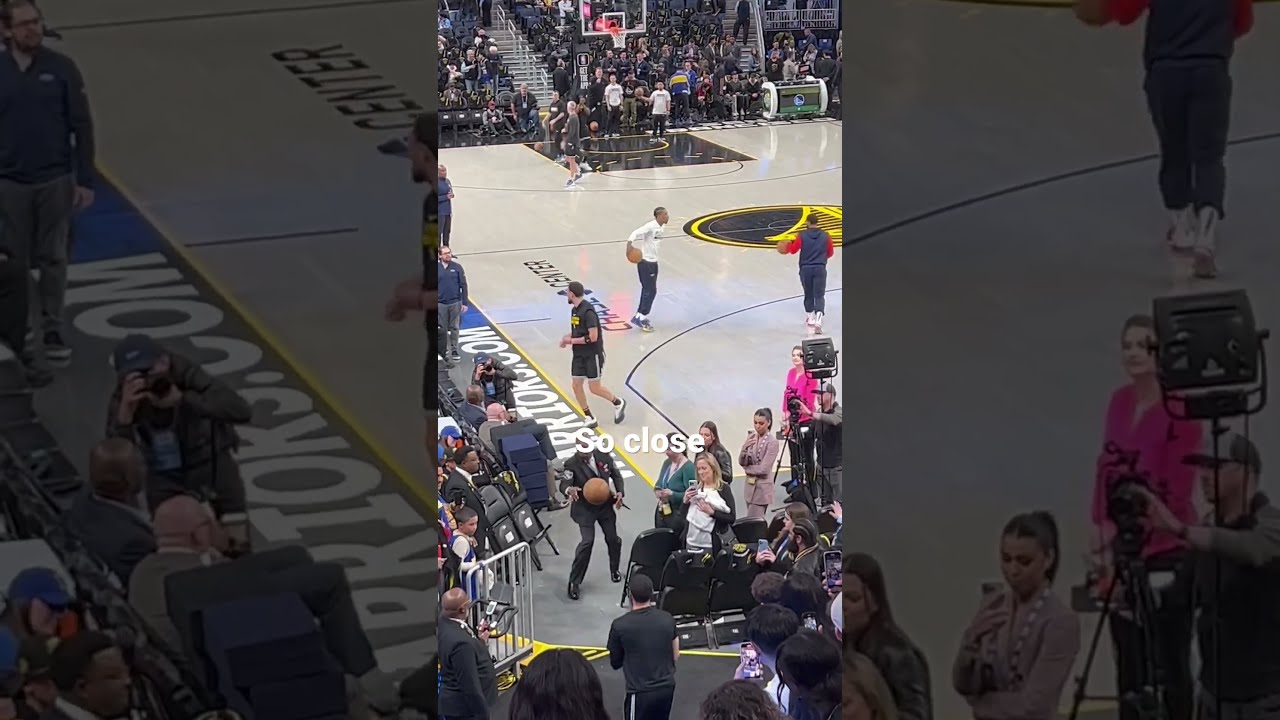 Stephen Curry Full Court Shot From The Tunnel