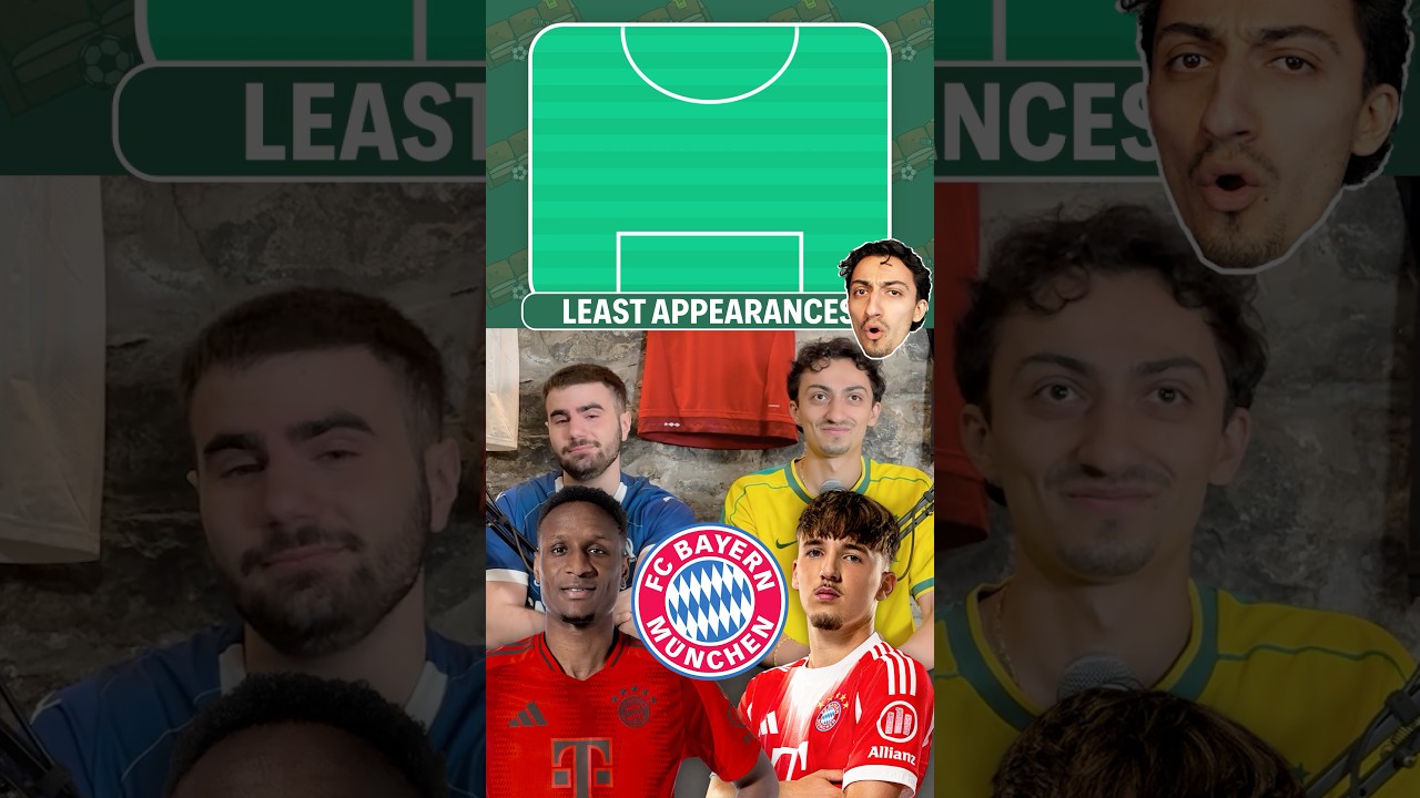 Least appearances draft🔥#football