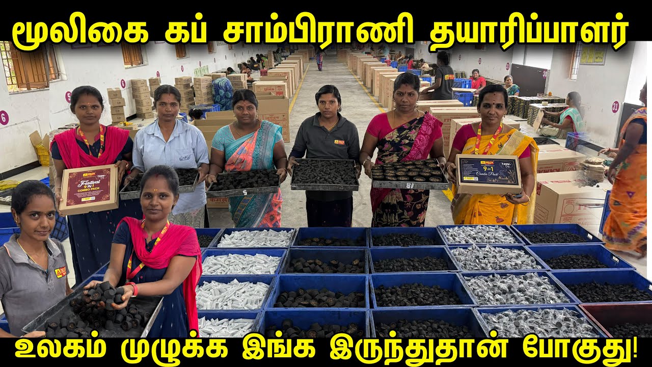 மூலிகை Cup சாம்பிராணி தயாரிப்பாளர் | Cup Sambrani Manufacturer | Delta Sambrani