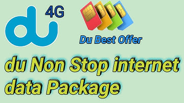 du Non Stop internet data | du internet packages | du internet package offer