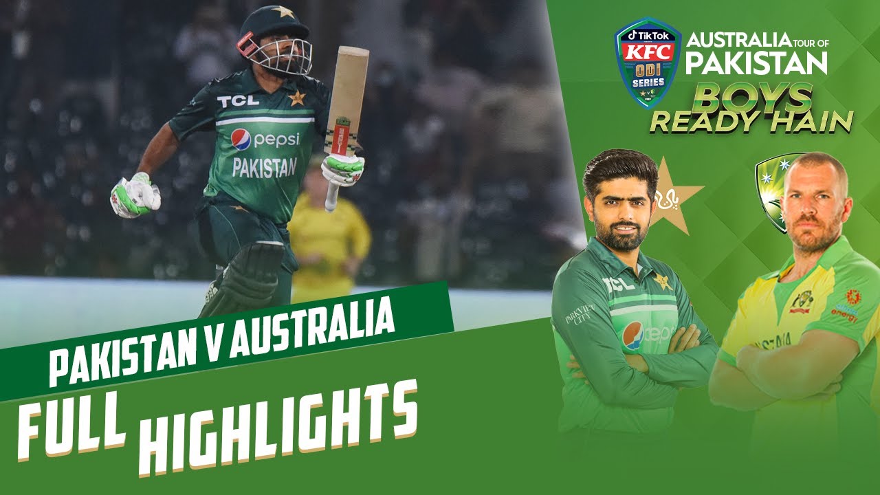 pakistan australia live match video