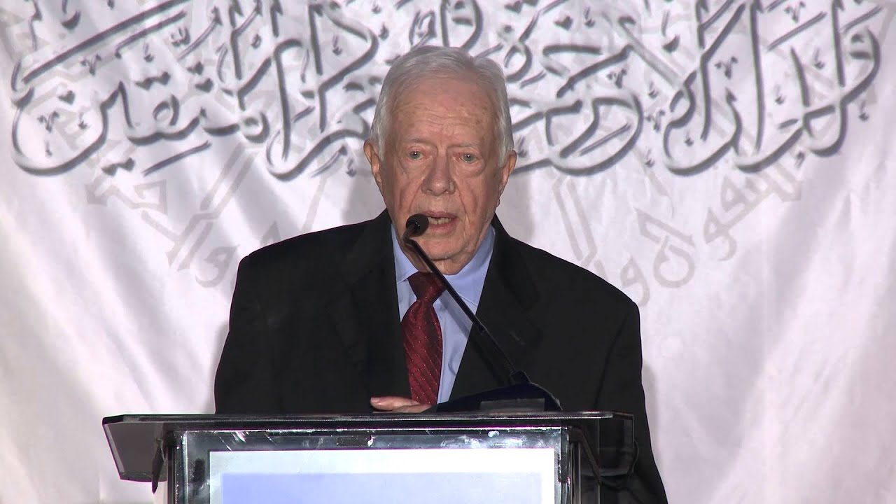 Jimmy Carter Speech & felicitation by ISNA during CSRL 2014 - Azhar Azeez