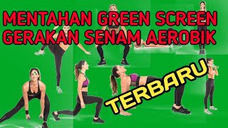 Mentahan Green Screen Senam Aerobik ❗ #senam #aerobic #greensceen #langsing