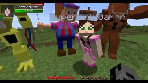 PopularMMOs | Minecraft NIGHTMARE FREDDY CHALLENGE GAMES Lucky Block Mod Modded Mini Game