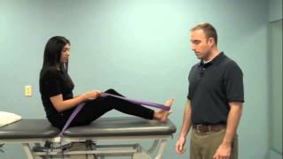 Passive Knee Flexion-- Using Strap