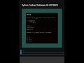 Python Coding Challenge ID 01170825