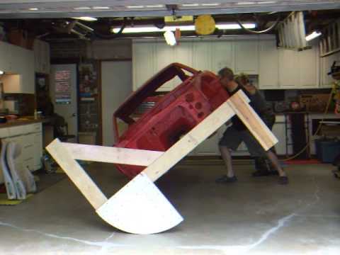 240Z Redneck Rotisserie in action - YouTube