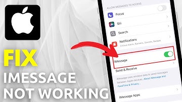 How To FIX iMessage Not Working (EASY!)