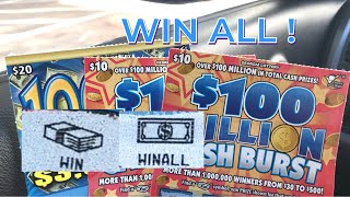 100X THE MONEY ! WIN ALL !