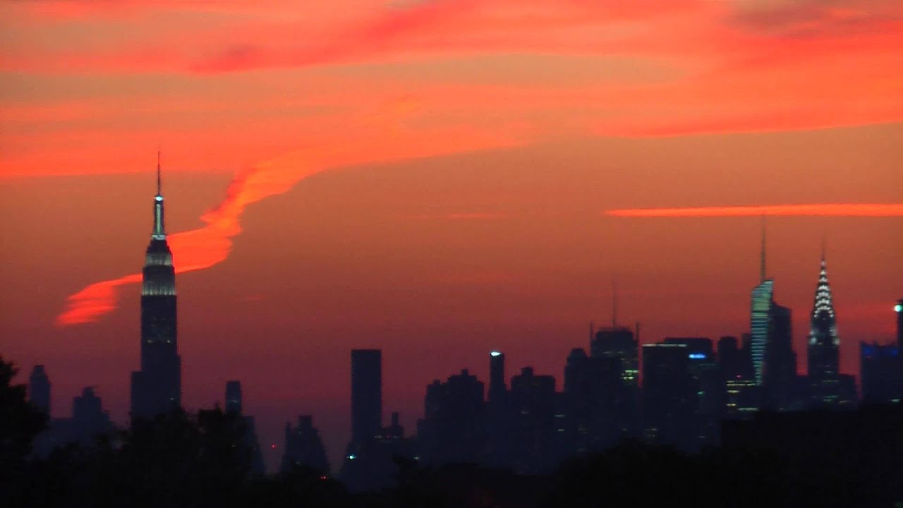 Manhattan Skyline View From Queens Youtube