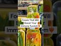 Foods That Will Boost Your Immune System🔥
