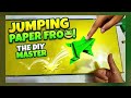 How to make a jumping frog with paper