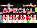 IWI LAUREL - SPECIAL MEMORY | SLOW & EASY PIANO TUTORIAL