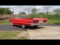 1960 Ford Thunderbird T Bird Convertible 430 engine in Red & Ride on My Car Story with Lou Costabile
