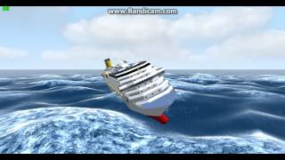 Costa Pacifica Sinking  Cruise ship sinking costa pacifica,virtual sailor sinking screenshot 5