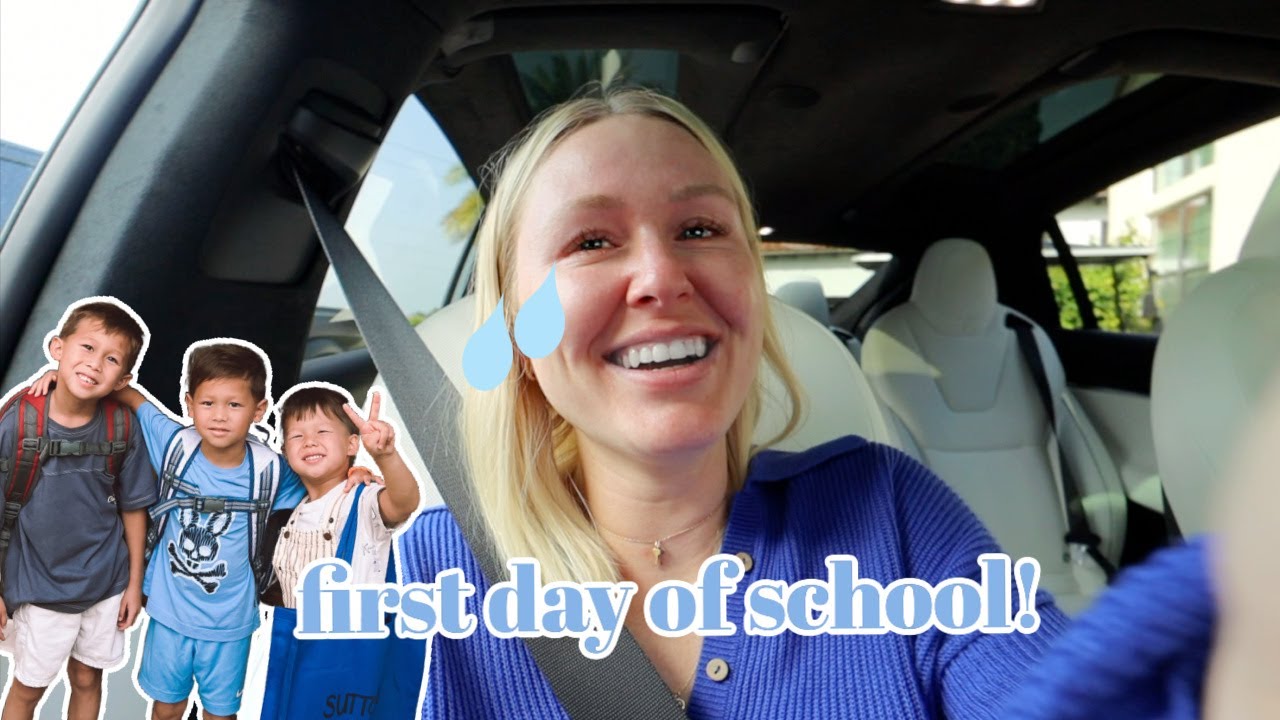 kids first day of school! - YouTube