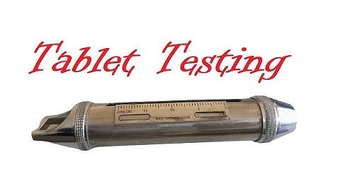 How to use manual tablet hardness tester online video cutter com