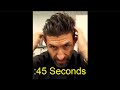 How To Style Your Hair in 45 Seconds! alpha m. #shorts