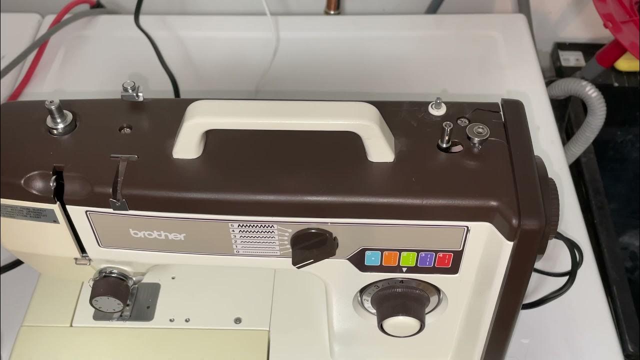 Brother VX710 Sewing Machine Winding The Bobbin YouTube