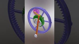 Cam and Gear Mechanism | Coordinated Motion System ⚙️ #shorts
