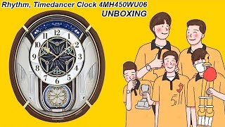 Rhythm, Timedancer Clock 4Mh450Wu06 - Unboxing