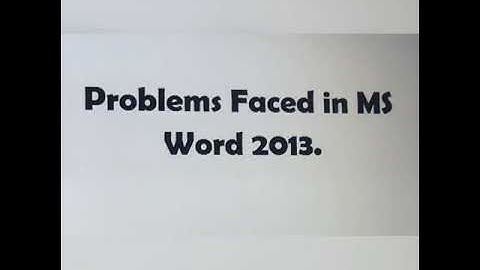 Class 5 | Computer | Chapter no:- 4 Features in Microsoft Word 2013 | Part 1
