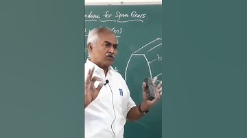 Machine Design/ spur gears/ terms used/ Lewis equation/ face width/ velocity factor