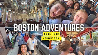 Our Last Day in Boston | Duck Boat Tour & Exploring Downtown🥳