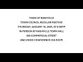 01-16-2025 Nashville Town Council Meeting