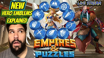 Empires and Puzzles NEW Hero Emblems help, tips, tricks and discussion. Titans/Raids 1/14