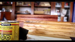 How To Use Stain On Wood #Shorts