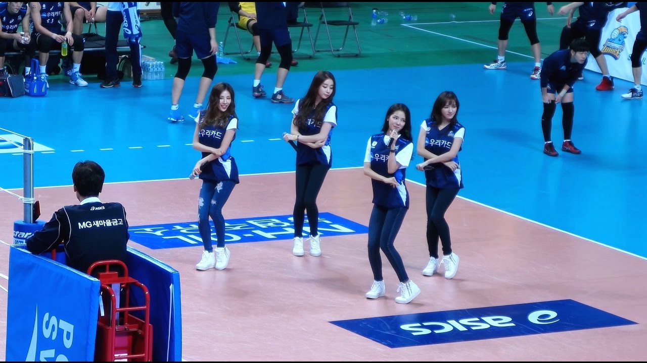 [4K]161209 스텔라(Stellar) 서울 장충체육관 프로배구 V-리그 하프타임 공연 펑펑 울었어 직캠(Fancam)