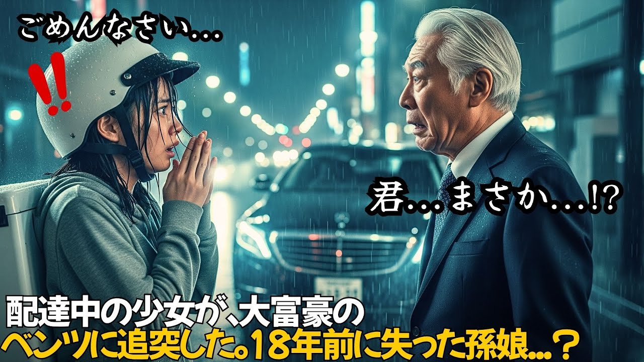 配達中の少女が、大富豪の祖父のベンツに追突した。その顔を見た途端、18年前に失った孫娘が…｜人生の教訓｜オーディオブック｜実話朗読