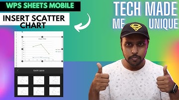 How to insert scatter chart in wps spreadsheets mobile