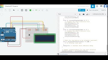 🚀 Arduino Tinkercad Projects Marathon: Project #12 – Interactive LCD Button Display!