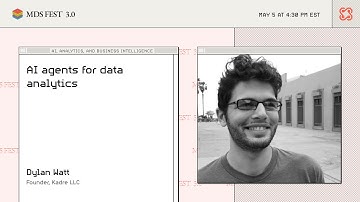 AI agents for data analytics | MDS Fest 3.0