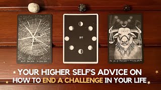 Your Higher Self's Advice On How To End a Challenge In Your Life ☁️🌞 | Timeless Reading