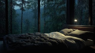 The Sound Of Rain Cure Insomnia | Natural Sounds Outside The Window Help Relax And Improve Sleep