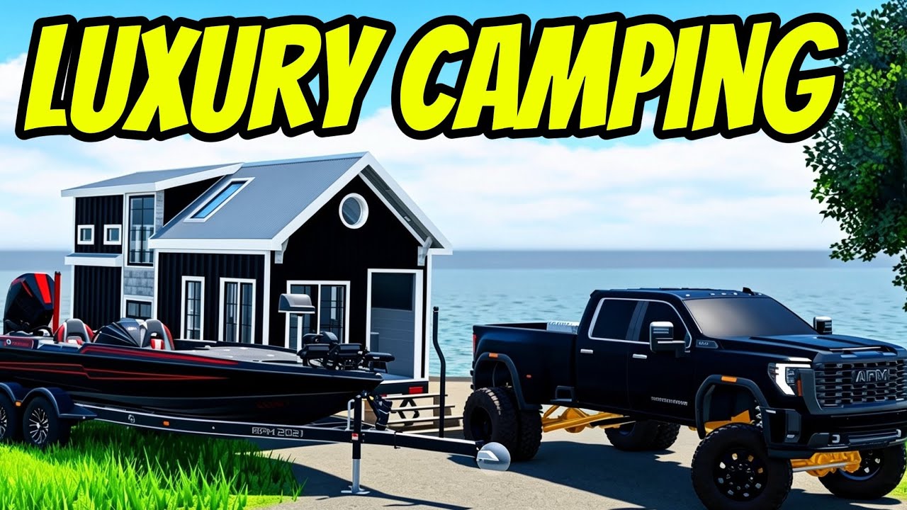 I Built A Luxury Camping Setup With The NEW Tiny Home In APM | Roblox ...