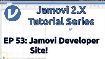Jamovi 2.X Tutorial: Jamovi Developer Website (Episode 53)