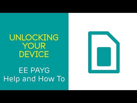 EE PAYG Help & How To: Unlocking Your PAYG Device