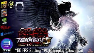 RPCS3 Tekken 5 Dark Resurrection PC Gameplay | Playable | PS3 Emulator | 1080p60FPS | 2021