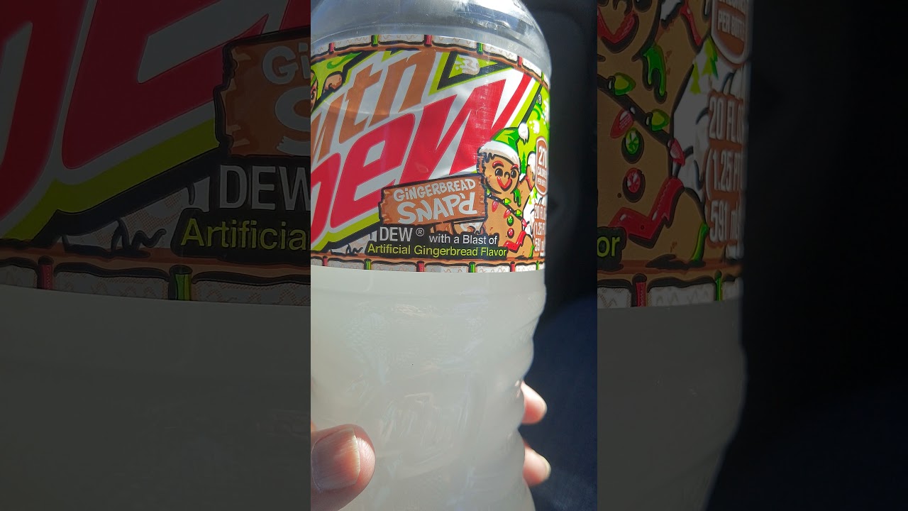 💥 NEW mountain Dew gingerbread snap'd 
