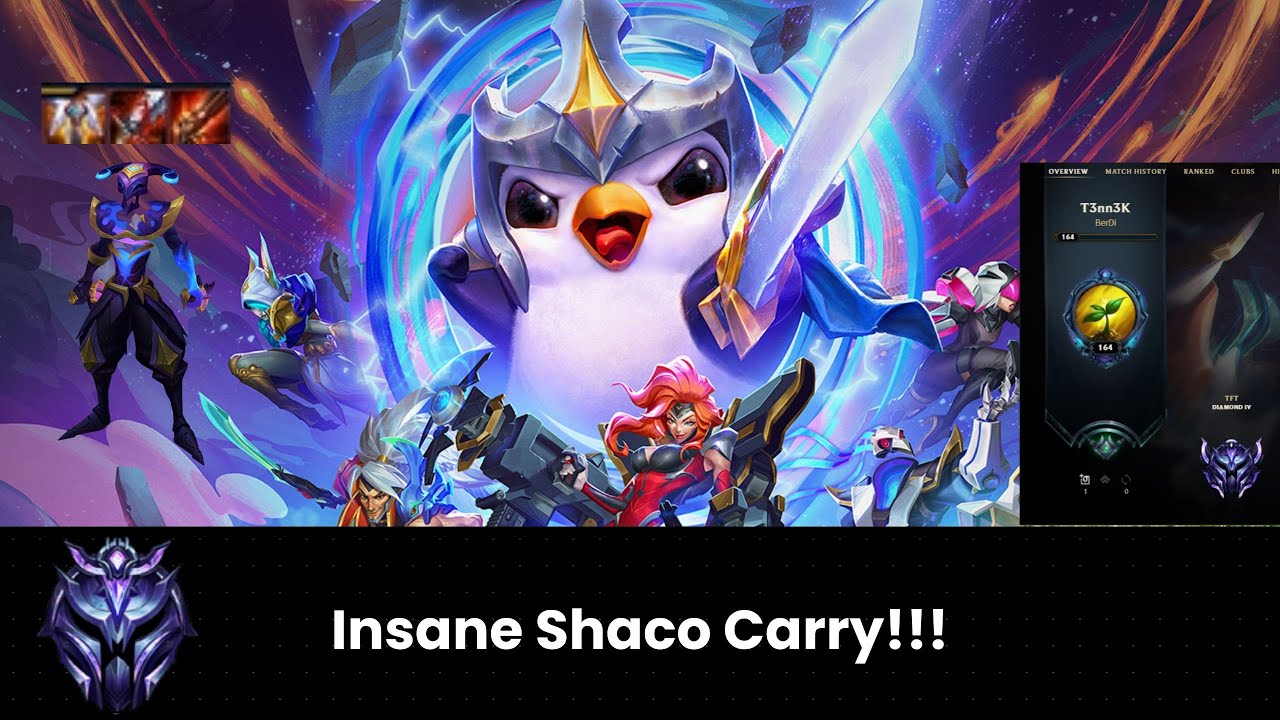 TFT: Played My Favorite Comp To Hit DIAMOND! Insane Shaco Carry (Galactic Armory)
