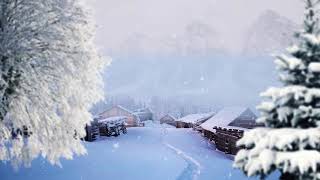 Beautiful Snow world with relaxing piano music for stress relief, calming mind, deep sleep.. screenshot 3