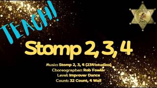 Stomp 2, 3, 4 - Line Dance Teach