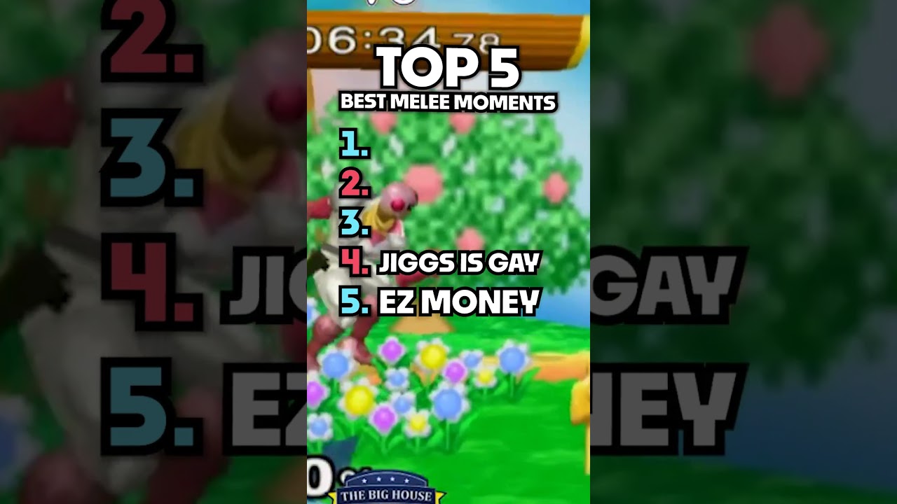 Top 5 BEST Melee Moments 🏆#dizzledeezle #smashbros